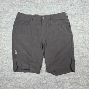 Club Ride Shorts Mens Medium Black Cycling Hiking Cotton Blend Stretch *Marks